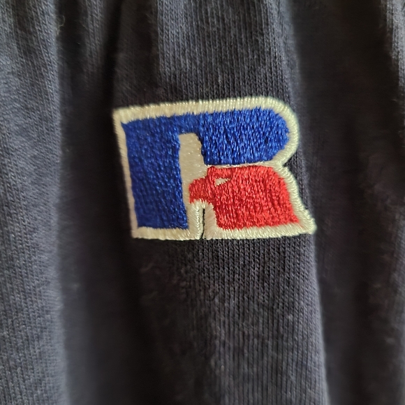 Vintage 1999 Russel Athletic Boys Drawstring Pants L Navy - Picture 4 of 8